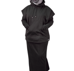 Robe Jogging Femme Noir – Pivoine House Of Creation