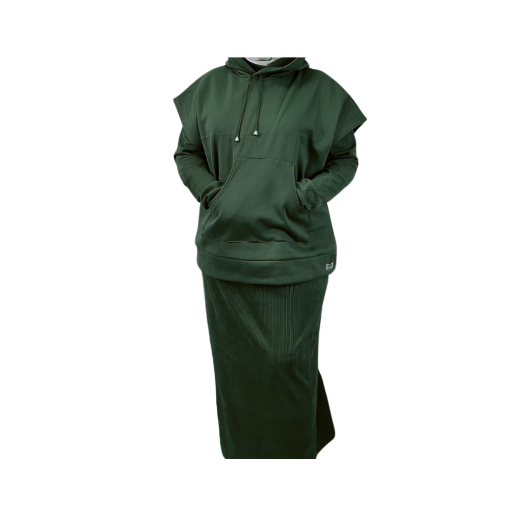 Robe Jogging Femme Vert – Pivoine House Of Creation