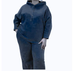 Jogging Deux Pièces Femme Bleu Nuit – Pivoine House Of Creation