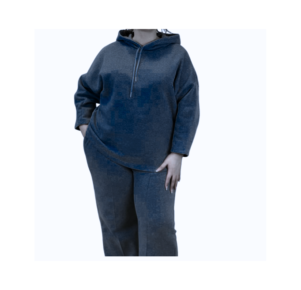 Jogging Deux Pièces Femme Bleu Nuit – Pivoine House Of Creation