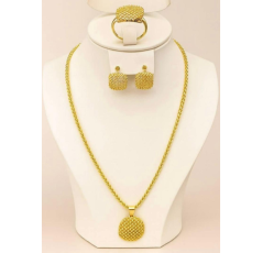 Parure élégante en acier inoxydable 