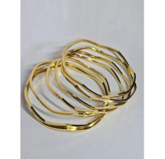 Bracelets Sbiaiyat en zigzag  en acier inoxydable 