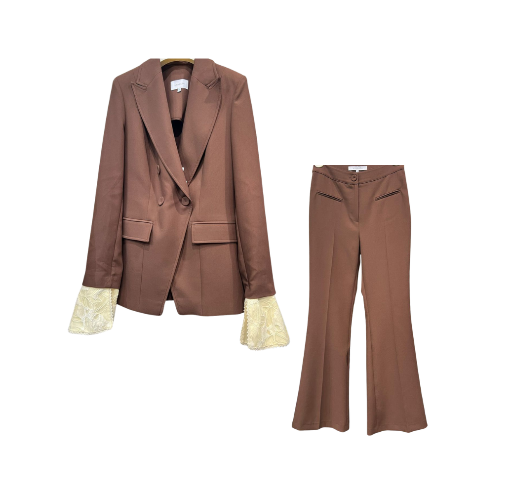 Ensemble marron classique