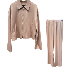 Ensemble rose classique : veste et pantalon