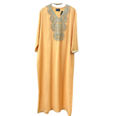 Abaya orange clair
