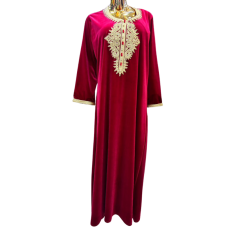 Robe d’hôtesse style Arabesque rouge