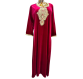Robe d’hôtesse style Arabesque rouge