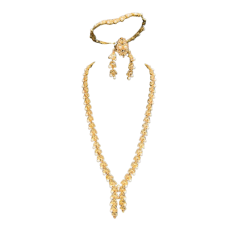 Ensemble en zircon authentique