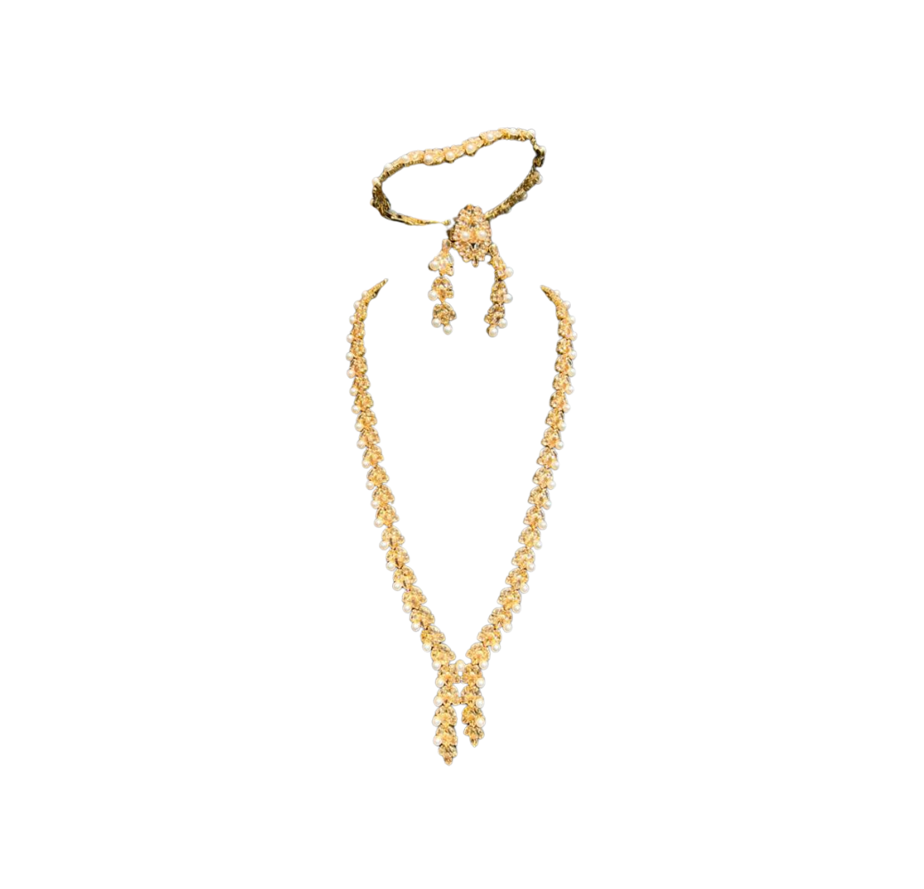 Ensemble en zircon authentique