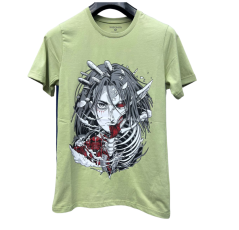 T-shirt Vert Pistache à Motif Anime