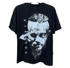 T-shirt Noir à Motif Graphique