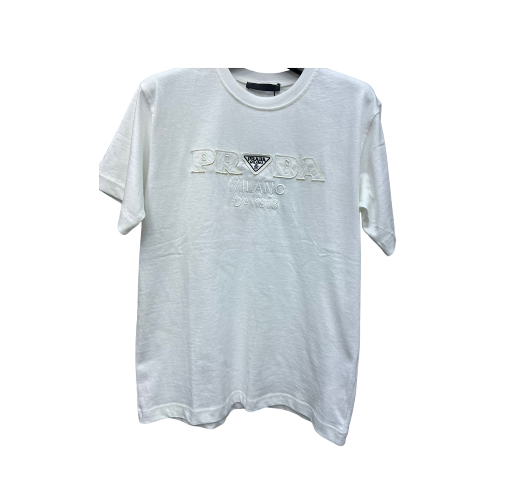 T-shirt Blanc Style Prada