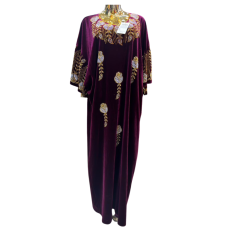 Robe d'hôtesse royale bleu roi effet mokhour