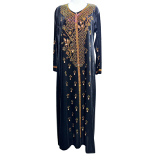 Robe d'hôtesse perlé style mokhour emiraty