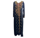 Robe d'hôtesse perlé style mokhour emiraty