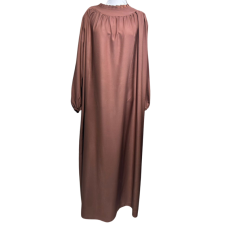 Hijab long brique élastiqué