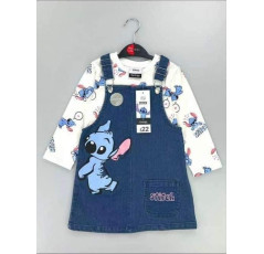 Robe salopette "Stitch"