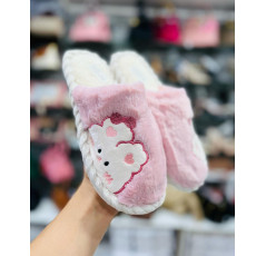 Chaussons en peluche - Design souris mignonne