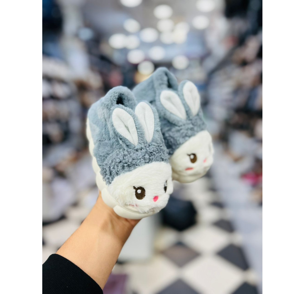 Chaussons en peluche - Lapin adorable