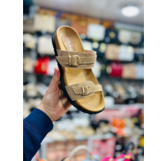 Mules à doubles boucles pour femme 