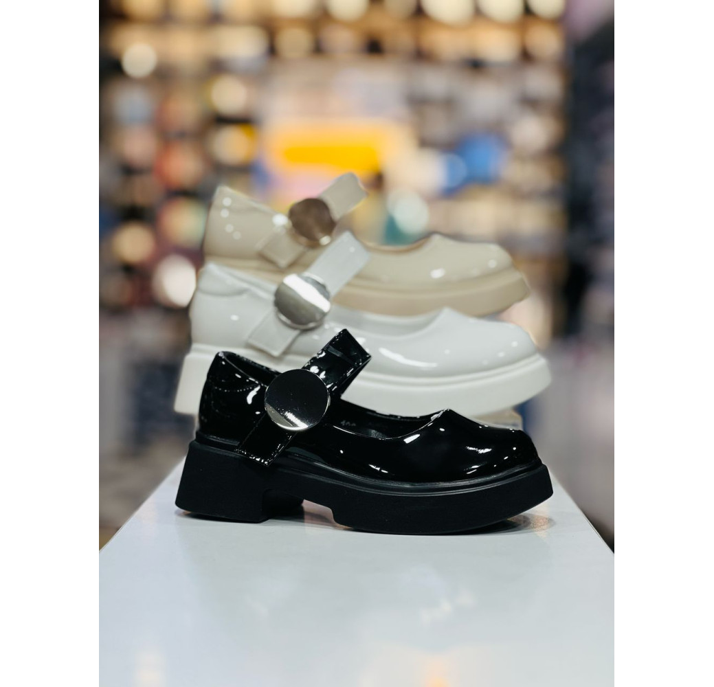 Chaussures vernis à boucle pour fille Chaussures vernis à boucle pour fille