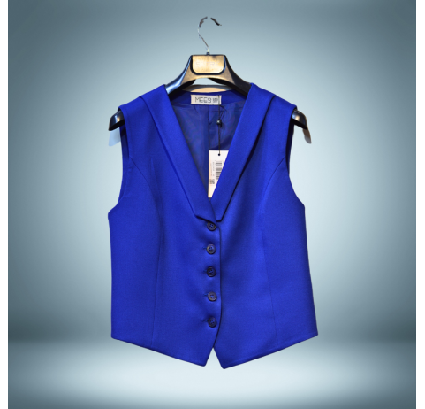 Ensemble deux pièces gilet et pantalon pour femme 