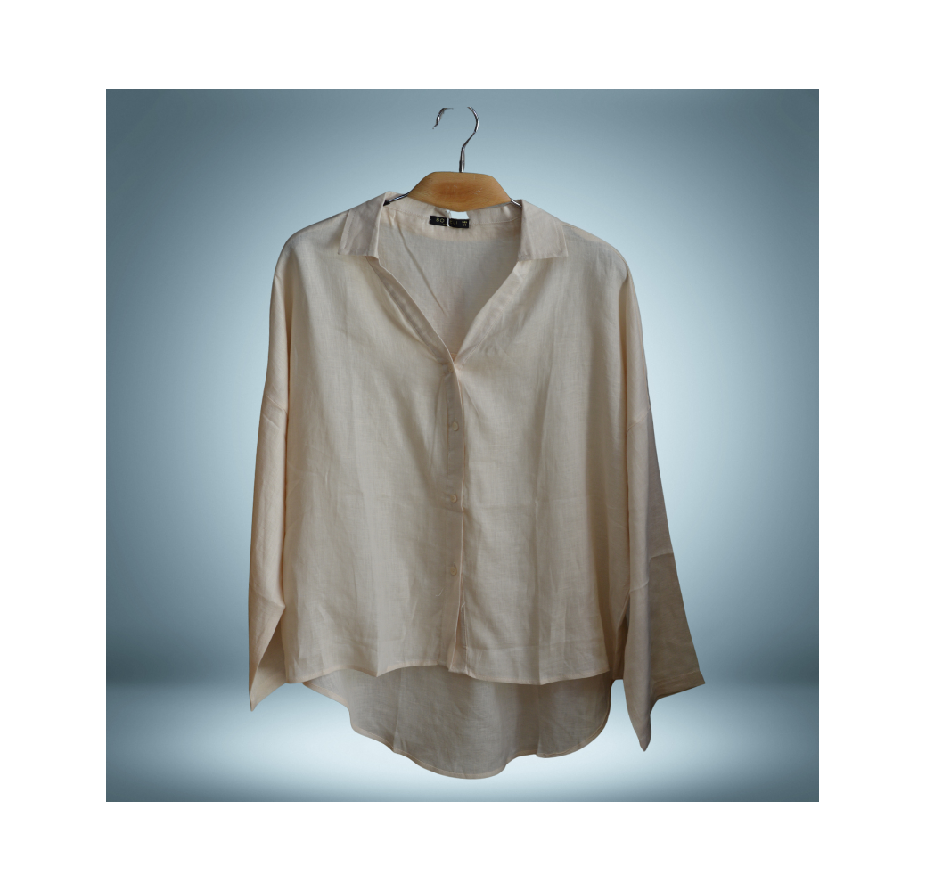 Liquette boutonnée manches langues pour femme Liquette boutonnée manches langues pour femme