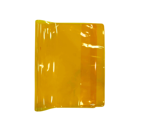 Protège-cahier jaune – petit format