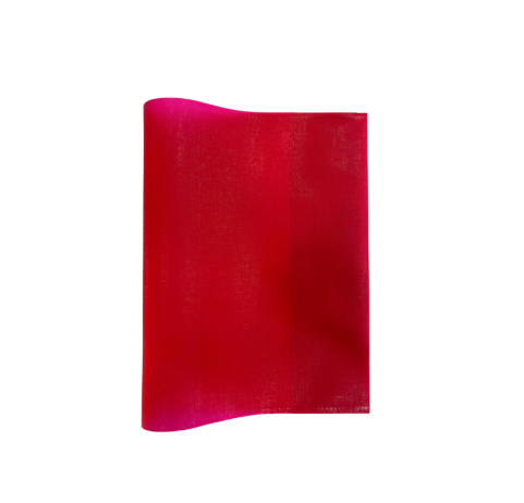 Protège-cahier rouge mat – petit format
