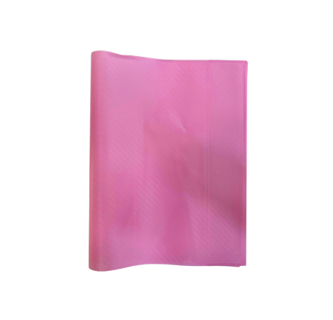 Protège-cahier rose mat – petit format