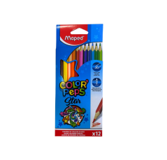 Crayons de couleur Color’Peps 12 – Maped