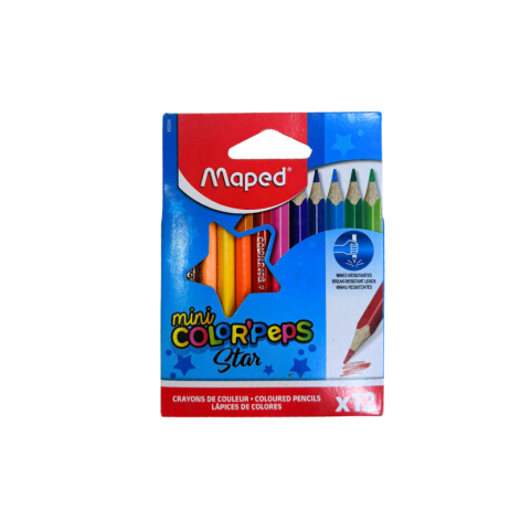 Crayons de couleur Color’Peps Mini Colors 12 – Maped