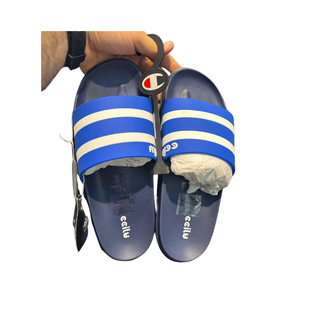 Mule homme bleue