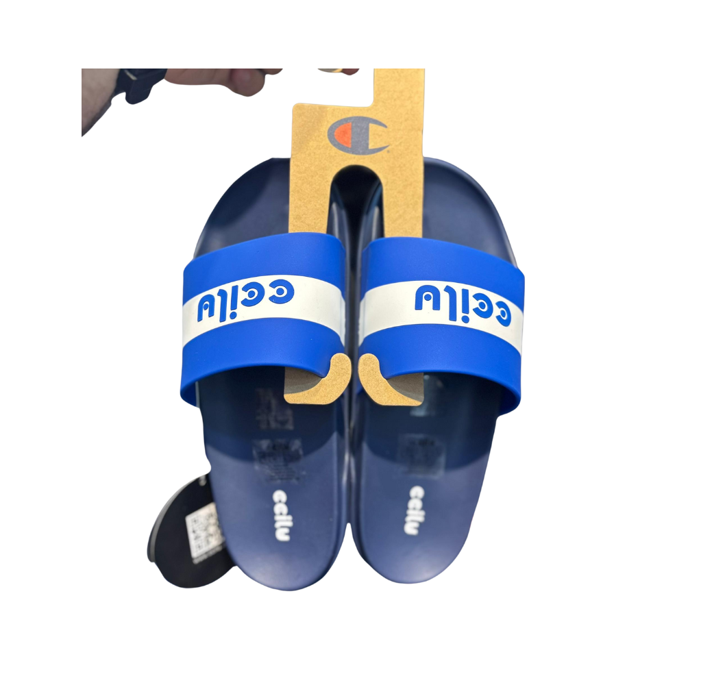 Mule homme bleue