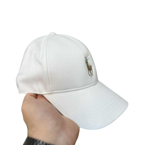 Casquette Polo blanche – Taille standard réglable