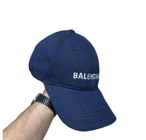 Casquette Balenciaga bleue – Taille standard réglable