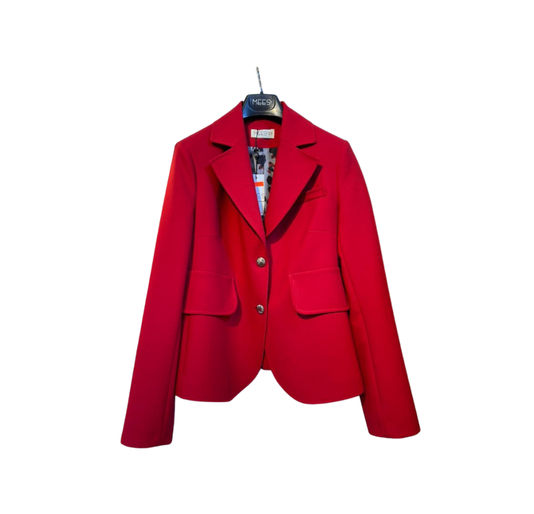 Costume classique femme- rouge 