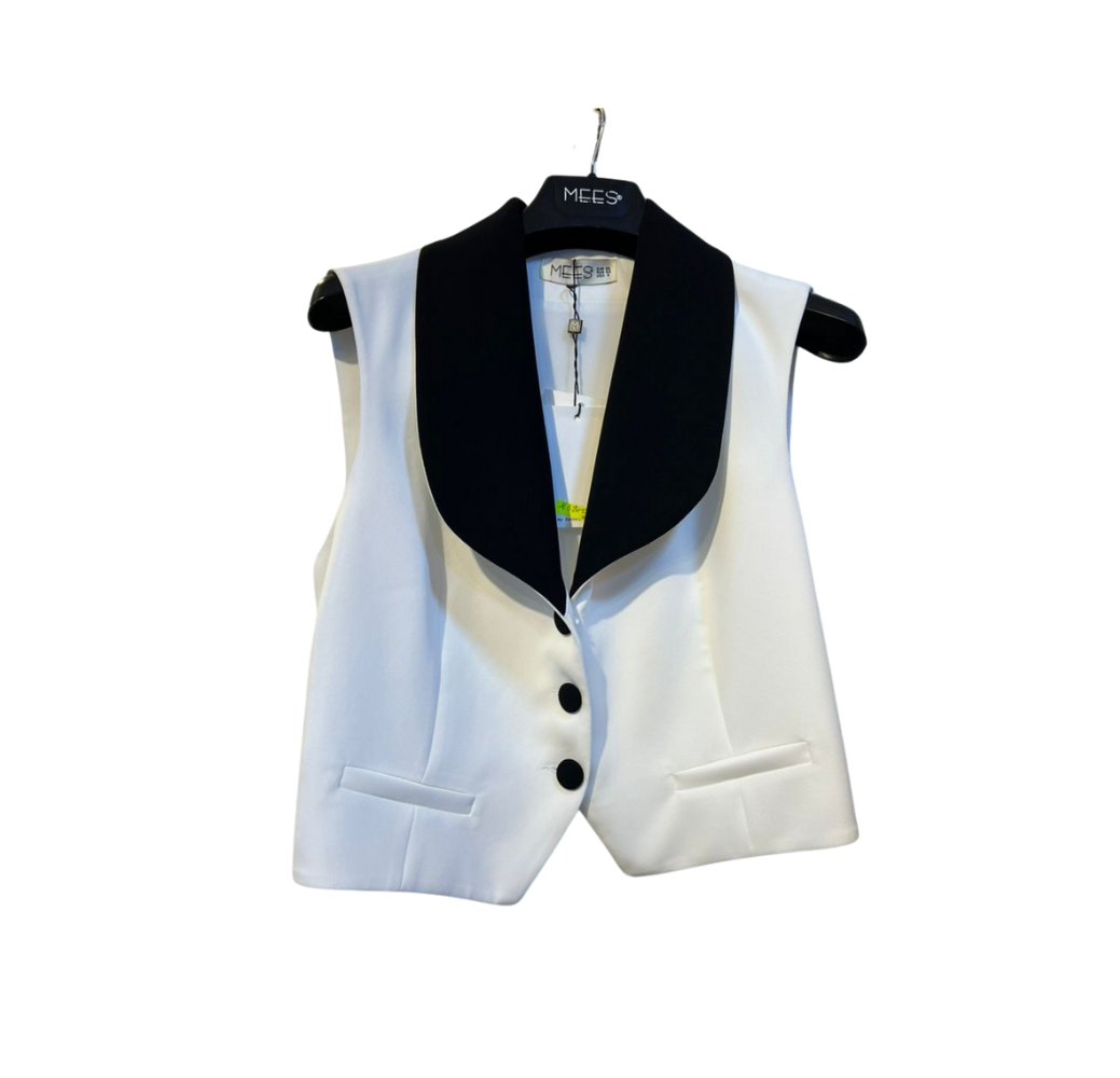 Costume classique femme - Noir et Blanc  
