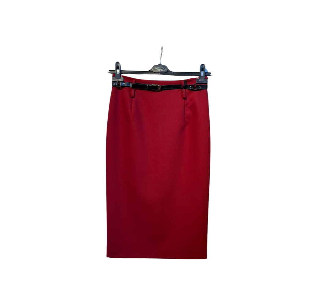 Jupe classique - rouge 
