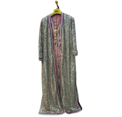 Caftan marocain Taqchita en sari indien 