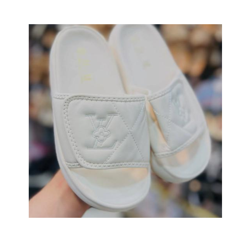 Claquettes YSL Blanc Claquettes YSL Blanc