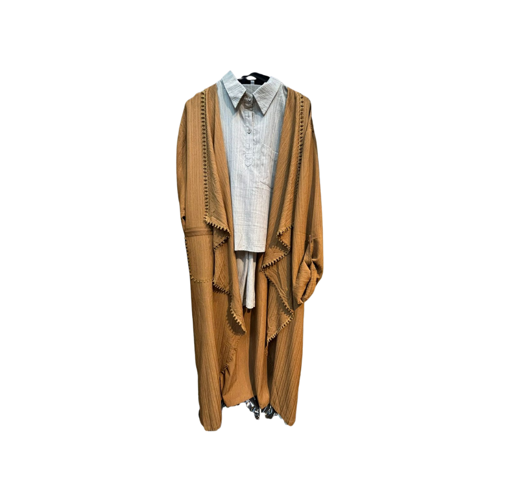 Ensemble d’été simple marron