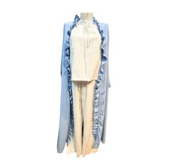Ensemble d’été elegant bleu ciel