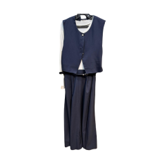 Robe effet 2 pièces bleu nuit