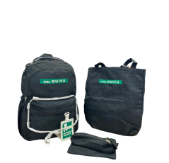 Ensemble sac à dos avec trousse et petit sac à main