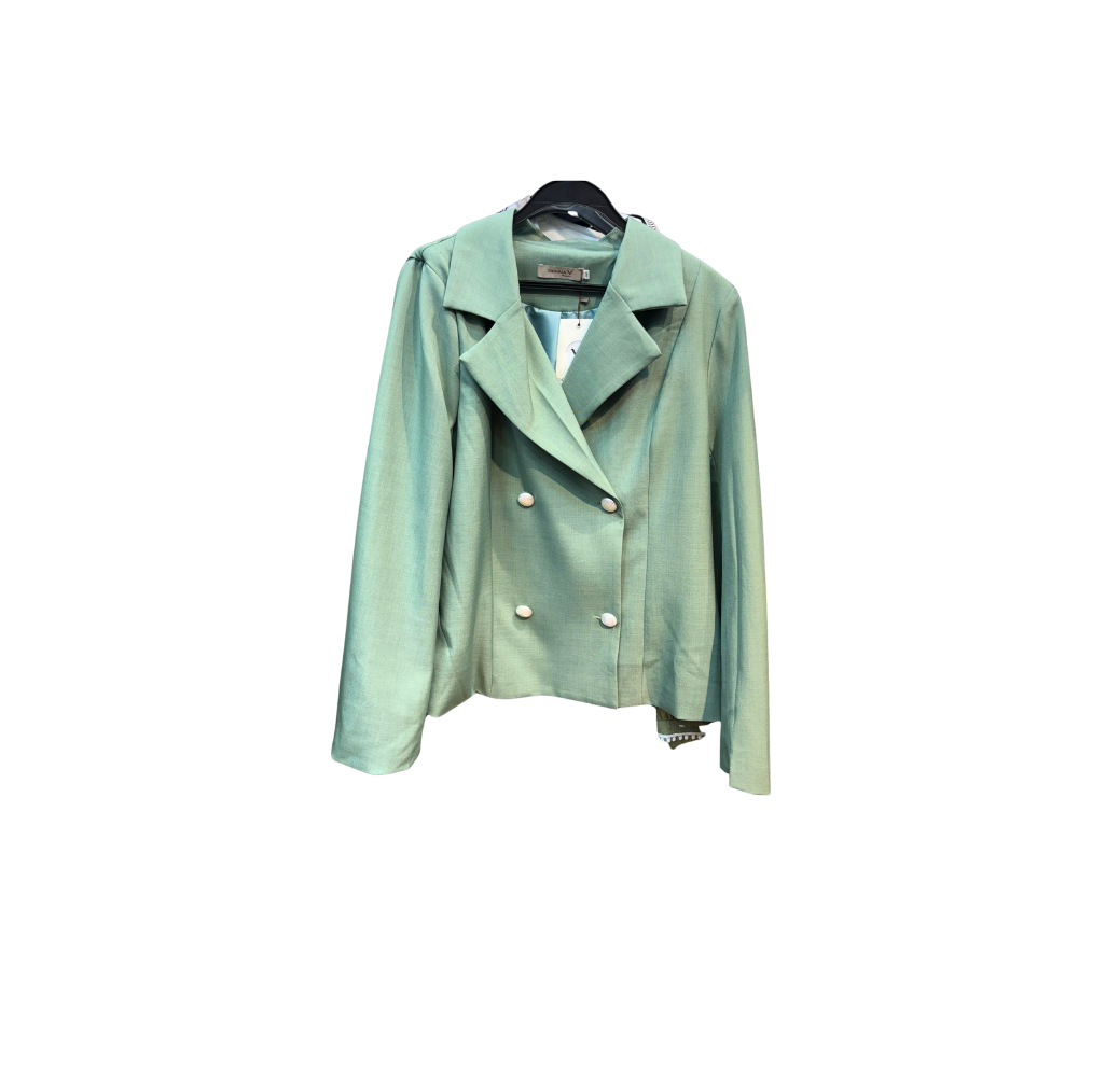 Tailleur jupe vert