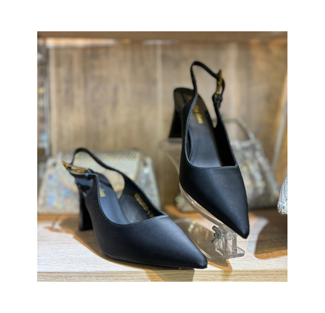 Escarpins noir - talon carré Escarpins noir - talon carré