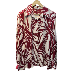 Chemise femme à motifs rouge 