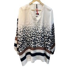 Chemise femme à motifs imprimé léopard