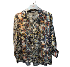 Chemise pour fête femme à motifs